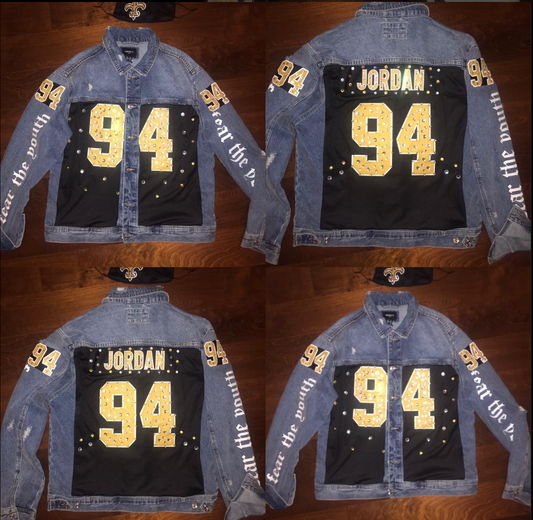 Women's Saints Jersey - Denim Jacket